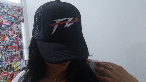 Gorro Truker Negro Diseño Yamaha Fz16  1 Unidad Últimos !!!