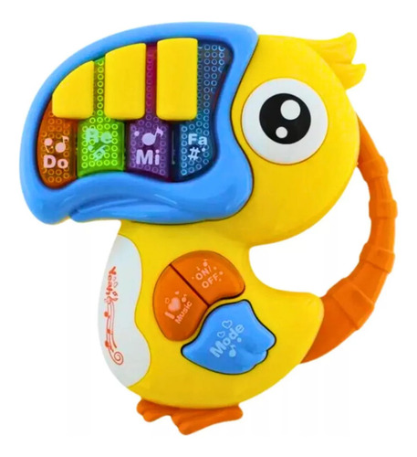 Teclado Infantil Para Bebes Musical Tucano - Fenix Cor Amarelo