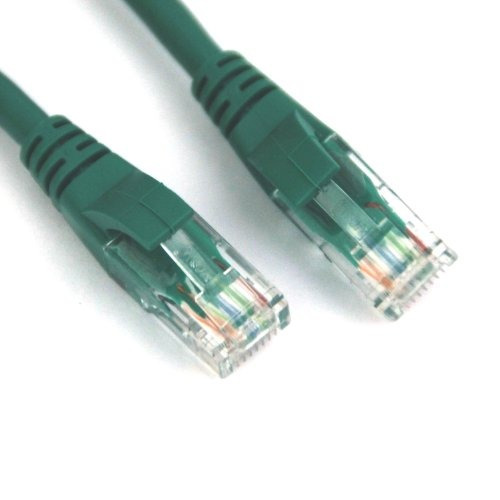 Vcom 5 Feet Cat5e Molded Patch Cable Green