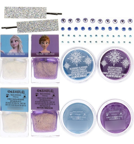 Set Cosmeticos Barniz Uñas Manicure Infantil Niña Frozen