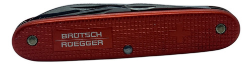 Navaja Victorinox Pioneer Rancher Alox Oc Vintage Rara Rojo Color Rojo Cereza