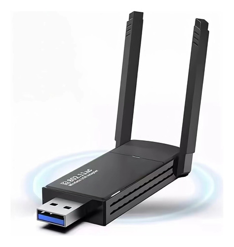 Adaptador Antena Wifi Inalámbric Usb3.0 1300mbps Doble Banda