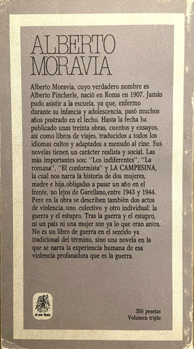 Alberto Moravia, La Campesina (Reacondicionado)