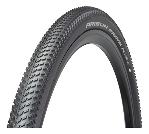 Pneu 700x40c Arisun Gravel Plus 120tpi Kevlar Bicicleta Cor Preto