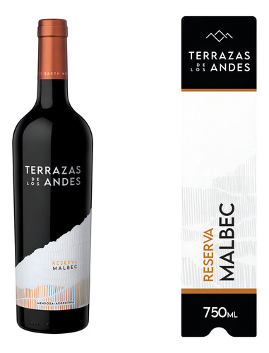 Vino Terrazas De Los Andes Reserva Malbec Caja 6u X750 Ml