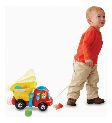 Vtech Miguelón El Camión Remolque Interactivo Luces Y Sonido
