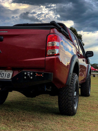Imagem 2 de 9 de Para-choque Traseiro Em Aço Mitsubishi All New L200 Triton