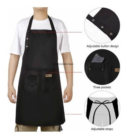 Delantal Pechera De Cocina Unisex