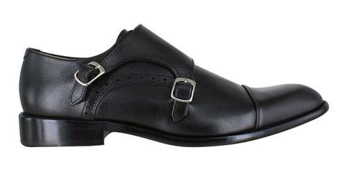 Zapatos Caballero Carlo Ronaldi 1032 Becerro Negro Cuero