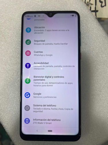 Celular Zte Blade V Smart (Usado)