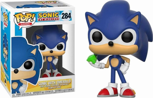 Funko Pop Sonic The Hedgehog - Sonic With Emerald 284