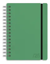 Comprar Agenda 2025 Semanal A5 Vacavaliente Cuero Reciclado Portada Verde Lotus Semanal A5 Studio