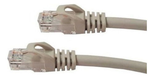 Cable De Red / Patch Cord Certificado Cat6 25 Mts Gris