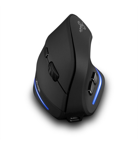 Mouse F-35 Mouse Vertical Sem Fio Ergonômico Recarregável