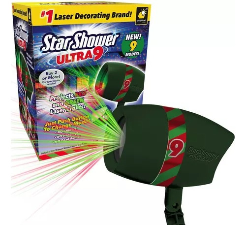 Proyector Luces Star Shower Ultra Laser Exteriores Navidad