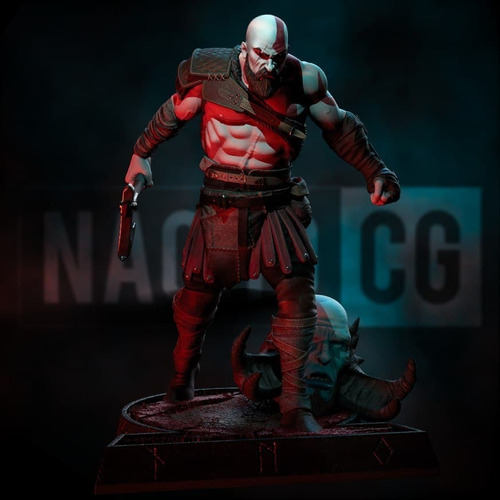 Archivo Stl Impresión 3d - God Of War - Kratos - Nachocg