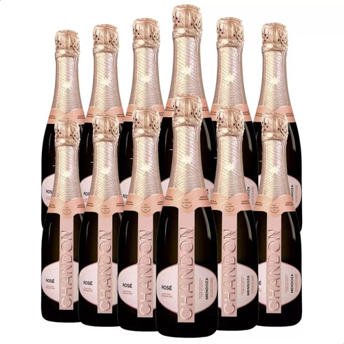 Champagne Chandon Rose Brut 375ml Espumante X12u - 01mercado