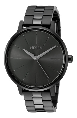Reloj Mujer Nixon A099001-00 Cuarzo Pulso Negro En Acero