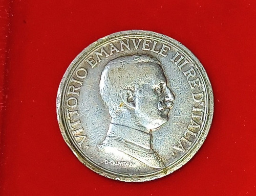 Moneda Italia 2 Liras 1916 R Plata - Vf Ve Iii Km 55 (Usado)