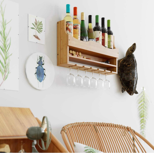 Cava De Vino De Madera Rústico Buffet Ideal Para Regalo