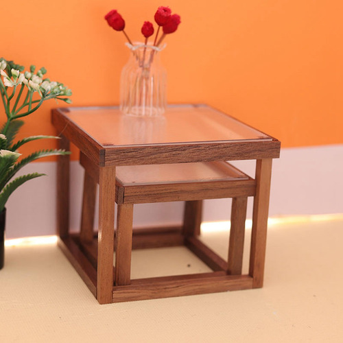 Mesa En Miniatura Para Casa De Muñecas, Mesa Auxiliar L