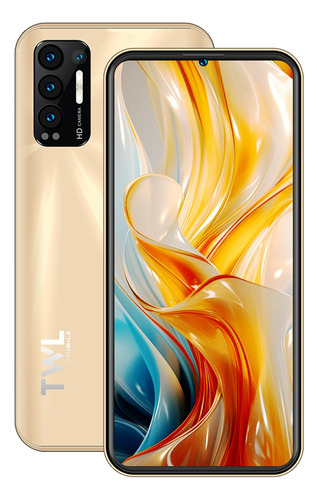 Twl F5x Celular Dual Sim 3gb Ram+32gb Soporte Expansión 128 Gb Gran Pantalla 6.53 Pulgadas Hd Smartphone Con Reconocimiento Facial 3500 Mah