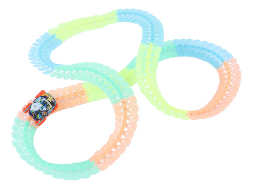 Juego De Juguetes Para Pista De Carreras Que Brillan En La O