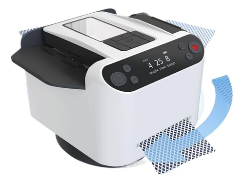 Distribuidor De Cartas Automático Giratorio 360° Con 4 Botón