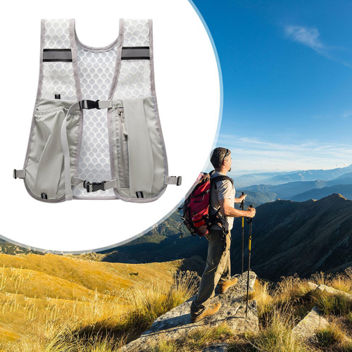 Pack De Agua De Hidratación Agua Respirable Al Aire Gris
