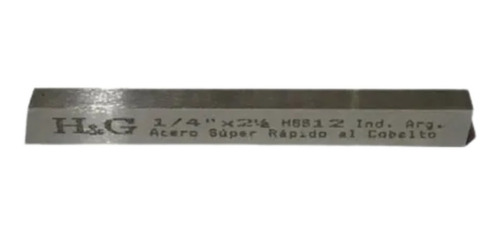 Bits Cuadrado Acero Súper Rápido H&g 1/4 X 2(1/2) Hss 12 