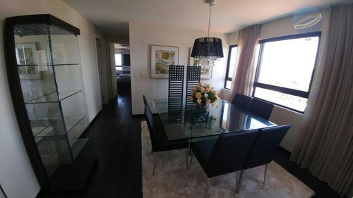 Imagem 7 de 15 de Apartamento Com Vista Para O Mar De Ponta Negra, Com Hidromassagem No Suíte Master - Ap0122