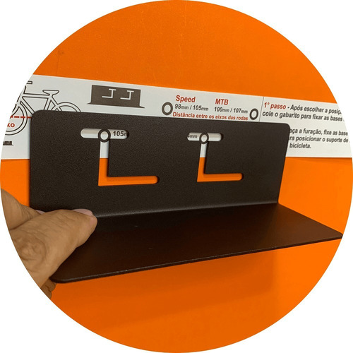 Imagem 5 de 9 de Suporte De Parede Articulado Para Bicicleta + Sup Acessórios
