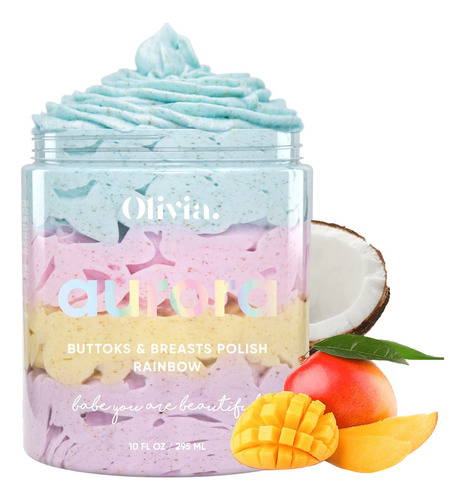 Olivia Aurora Buttocks, Thigh & Breasts Rainbow Exfoliating.