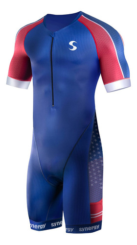 Synergy Elite - Trisuit De Manga Corta Para Hombre (estados.