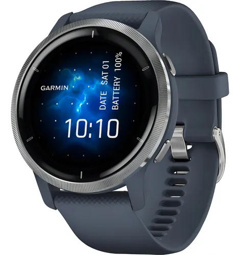 国内最安値！ Smartwatch MercadoLivre | Blue Silver/Granite 2 Venu Garmin その他
