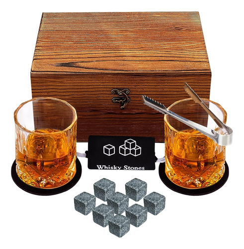 Set De Regalo Whiskey Stones - Set De Vasos De Whisky Dioxad