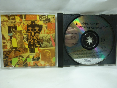 Amerika Perdida Mano Negra France Audio Cd En Caballito* (Usado)