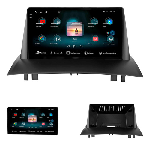 Multimidia Aikon Fóton G3 Megane 07 A 13 8+256gb Octa 2k 9p