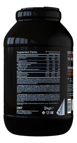Proteina Metapure Prime Whey 2 Kgs Belgian Choco Brownie Qnt