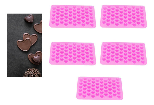 Bandeja De Silicona En Forma De Corazón For Cubitos De Hiel
