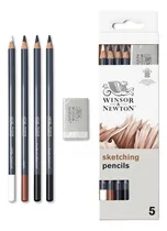Comprar Lápices De Dibujo Winsor   Newton, Set De 5 Lápices Para Dib