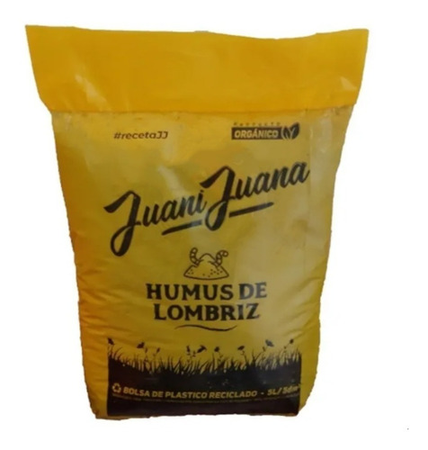 Imagen 1 de 10 de Humus De Lombriz 100 % 10 Litros Juanijuana Cultivo Abono