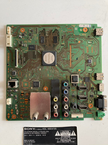 Placa Madre O Mainboard Para Televisor Sony Kdl-40ex725