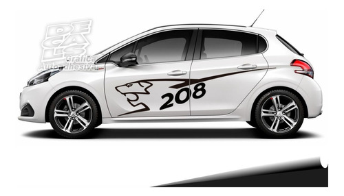 Calco Decoracion Peugeot 208 Rally Juego