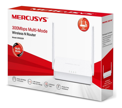 Router Wifi Multimodo 300mb Mw302r 5dbi Mercusys Fam Tp Link