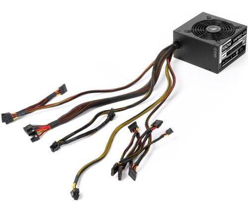 Imagen 7 de 7 de Fuente De Alimentación Para Pc Sentey Snp650-gs 650w Certificación 80 Plus White Negra