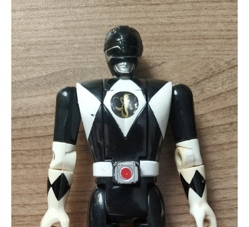 Boneco Power Ranger Vira A Cabeça  Preto (custom)