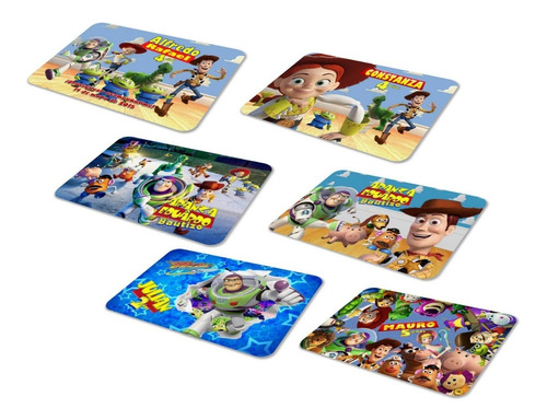 10 Manteles Individuales Toy Story Woody Jessie Buzz Forky