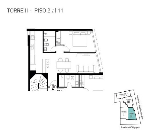 Imagen 11 de 11 de Apartamento En Venta De 1 Dormitorio En Malvin (ref: Ast-774)