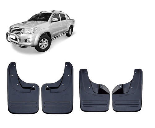 Kit Para Barro Protetor Lameira Hilux 2005 A 2015 C / Alarga